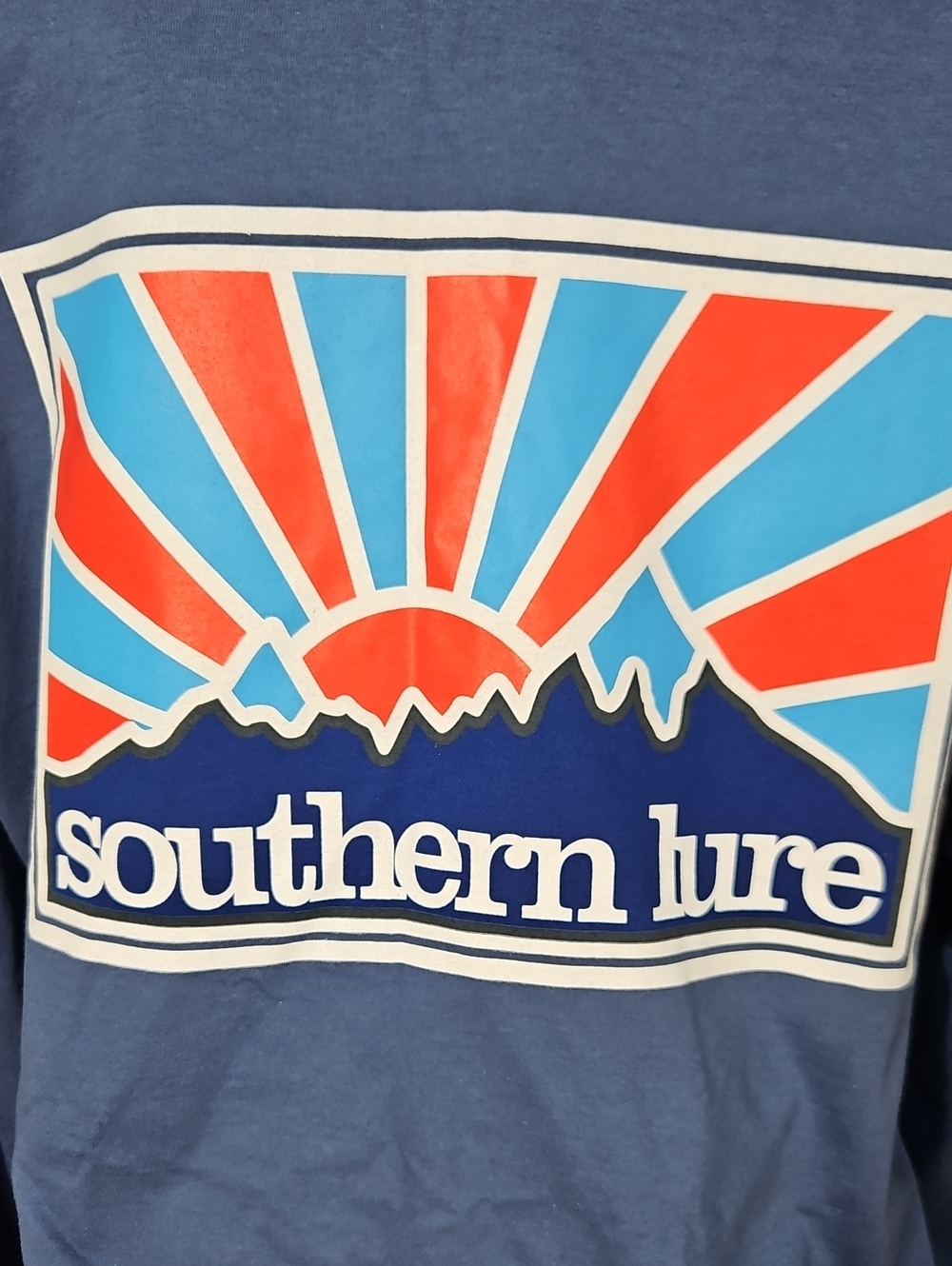 Southern Lure Men's Long Sleeve Graphic Tee - Blue